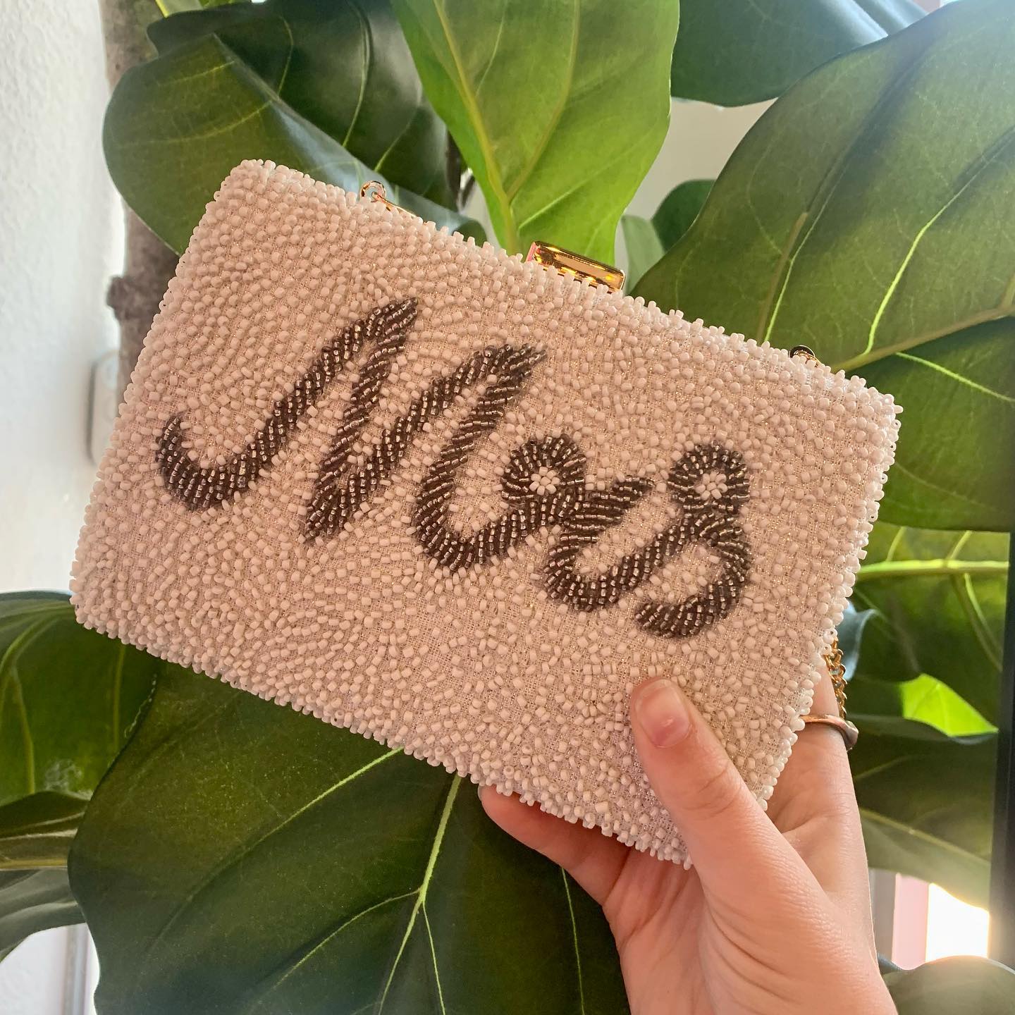 Mrs Beaded Clutch