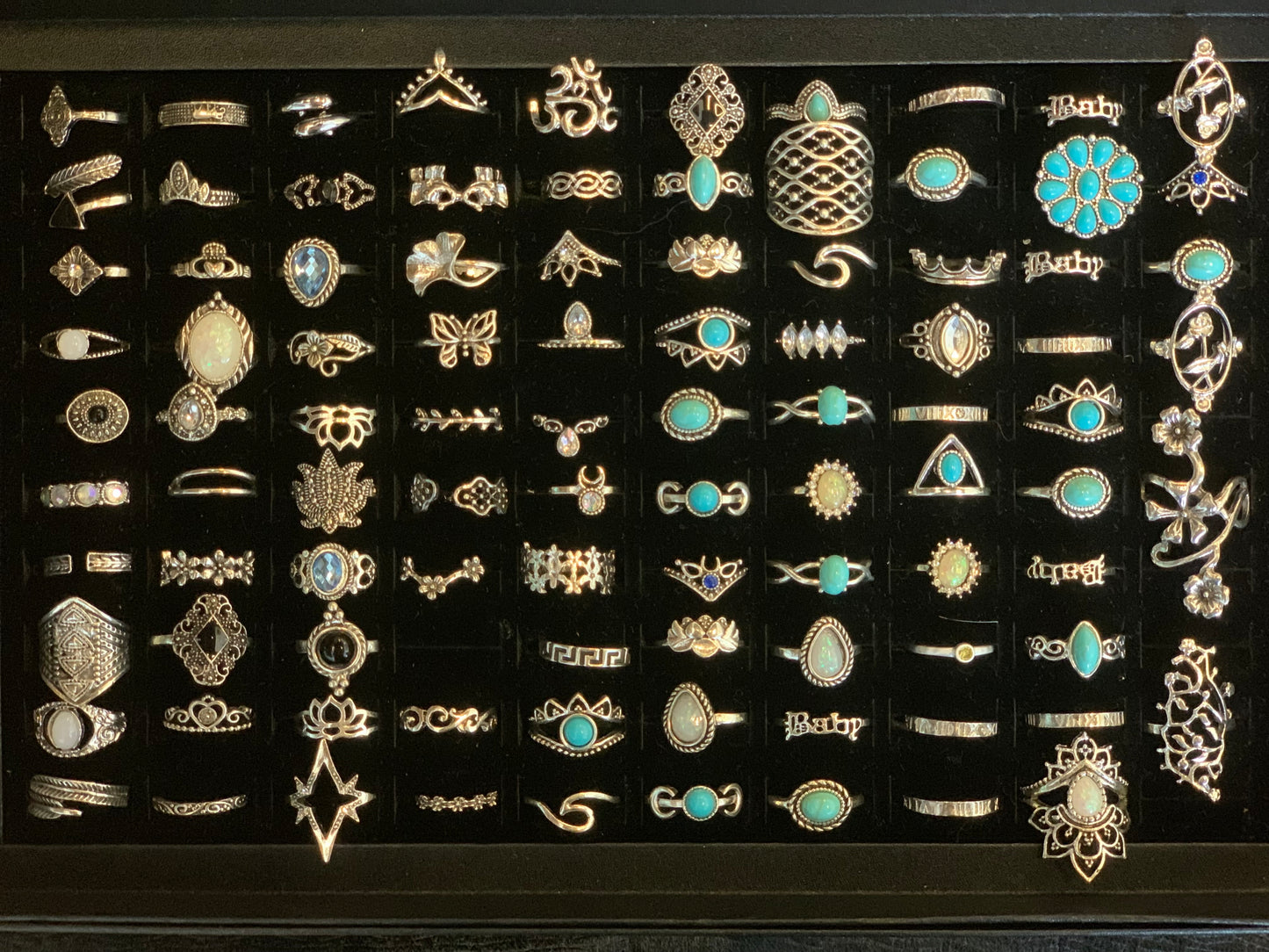 Various Silver Rings