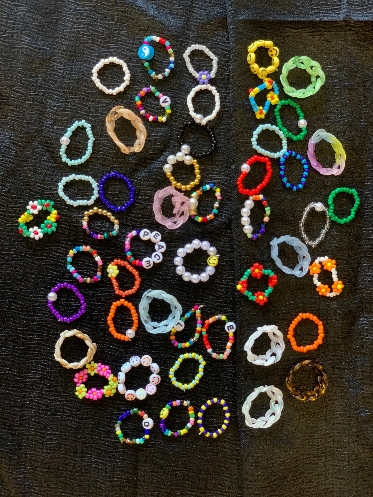 Beaded Rings