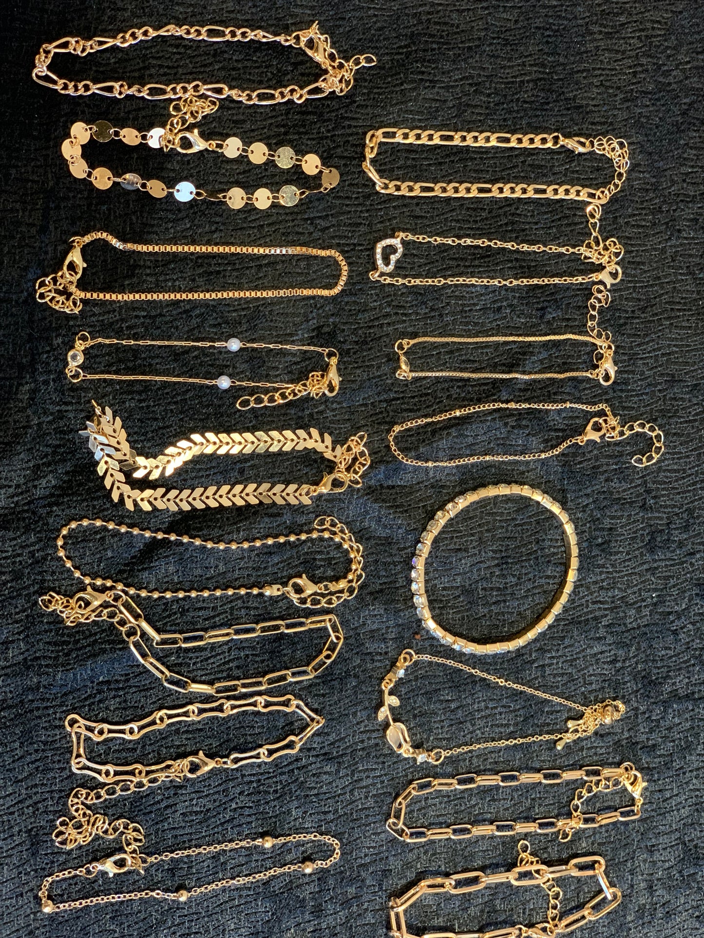 Assorted Gold Bracelets