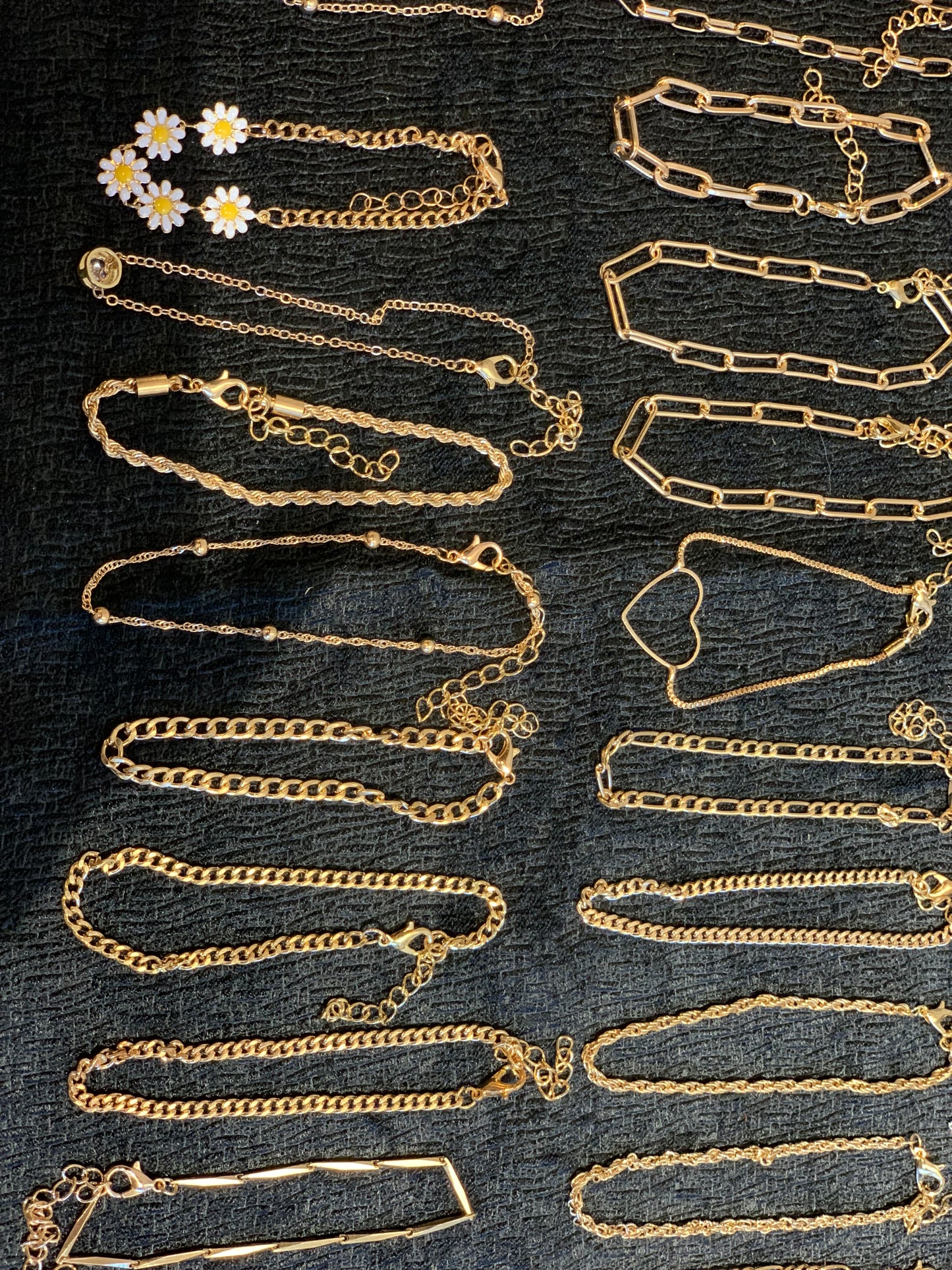 Assorted Gold Bracelets