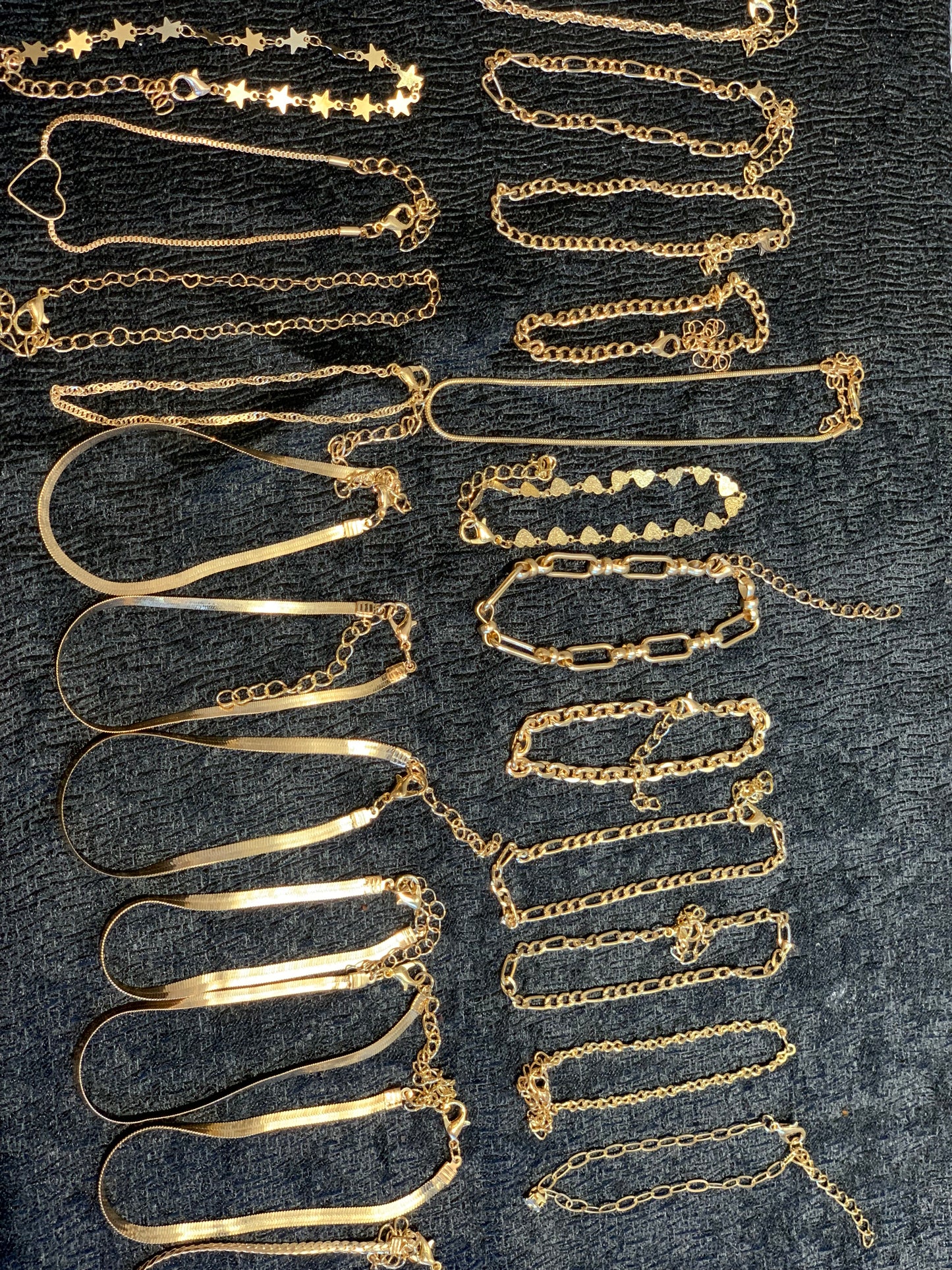 Assorted Gold Bracelets