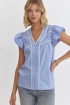 Baby Blue Ball blouse