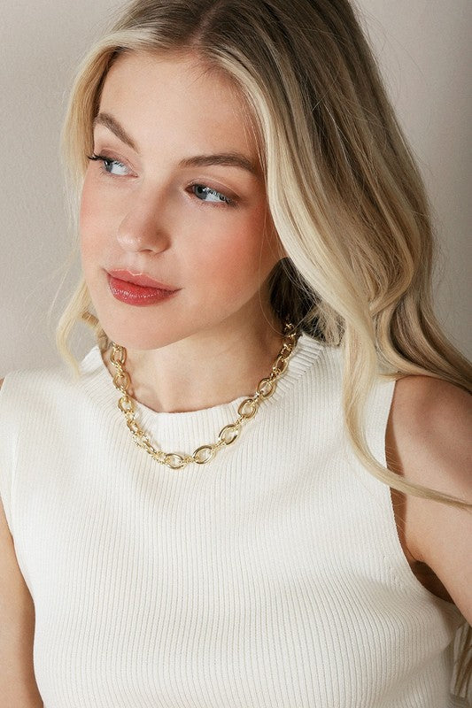 Bold Chain Gold Necklace